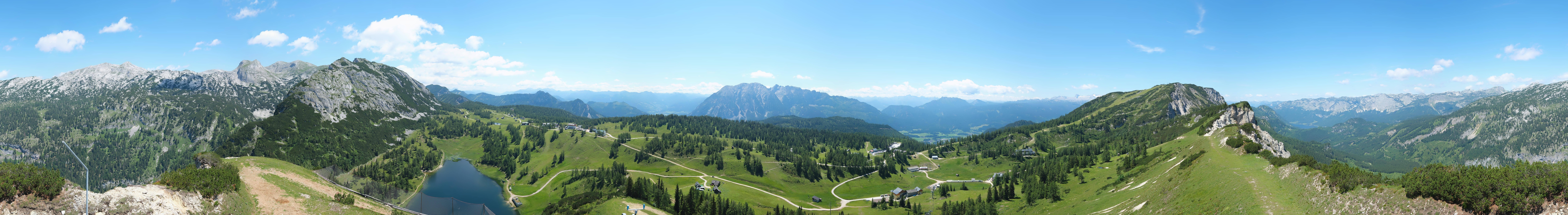 Archiv Foto Webcam Tauplitz: Panoramablick vom Schneiderkogel
