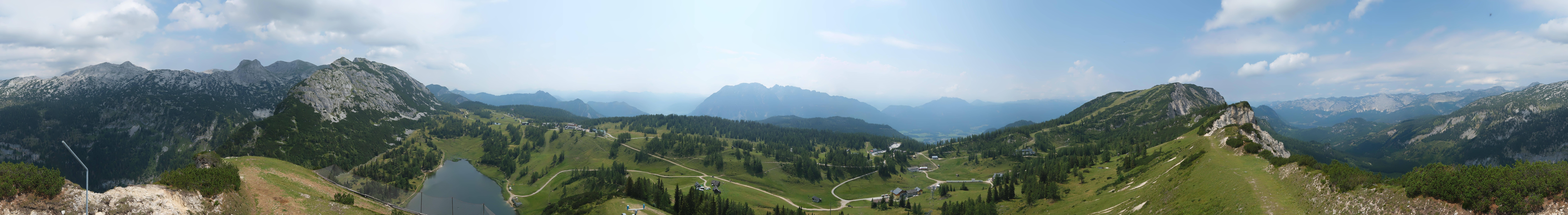 Archiv Foto Webcam Tauplitz: Panoramablick vom Schneiderkogel