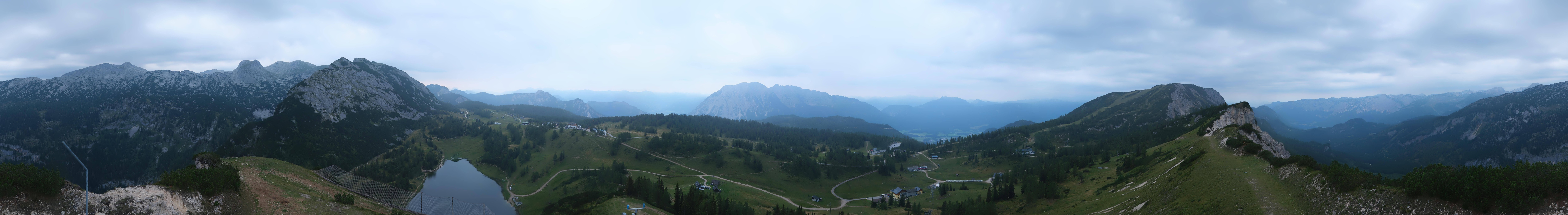 Archiv Foto Webcam Tauplitz: Panoramablick vom Schneiderkogel