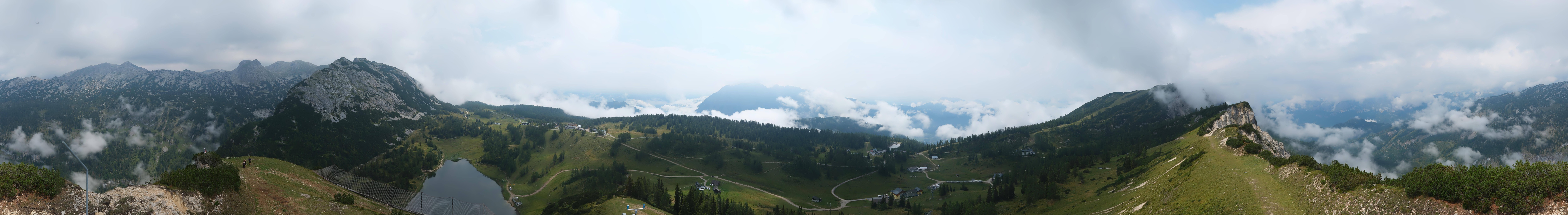 Archiv Foto Webcam Tauplitz: Panoramablick vom Schneiderkogel