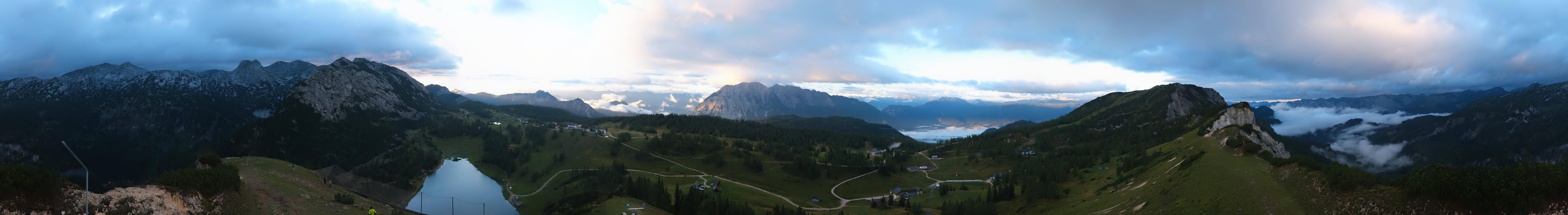 Archiv Foto Webcam Tauplitz: Panoramablick vom Schneiderkogel
