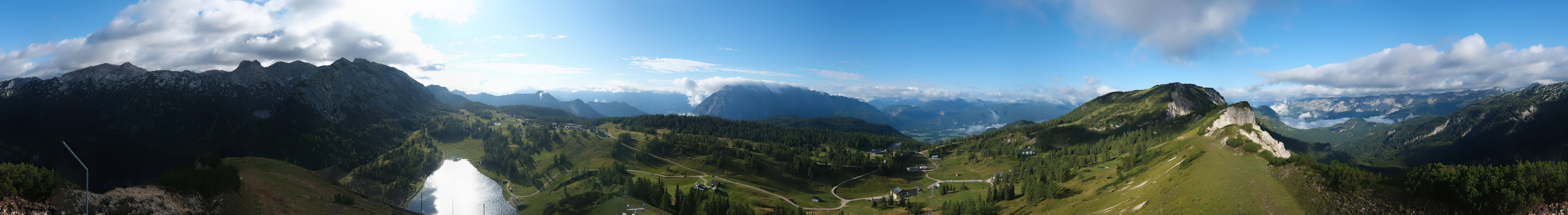 Archiv Foto Webcam Tauplitz: Panoramablick vom Schneiderkogel