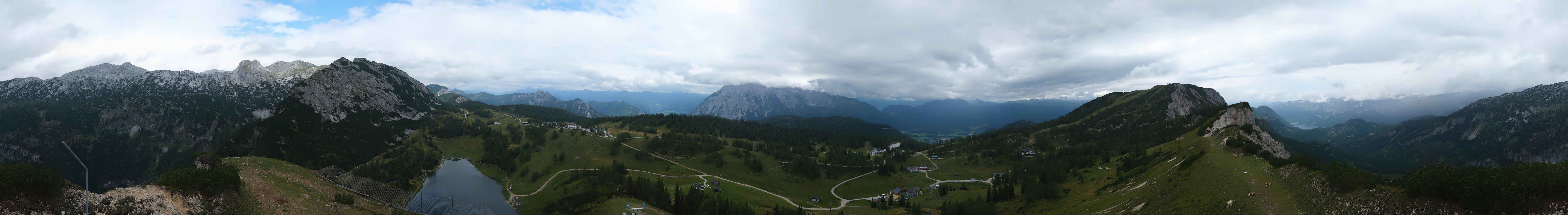 Archiv Foto Webcam Tauplitz: Panoramablick vom Schneiderkogel