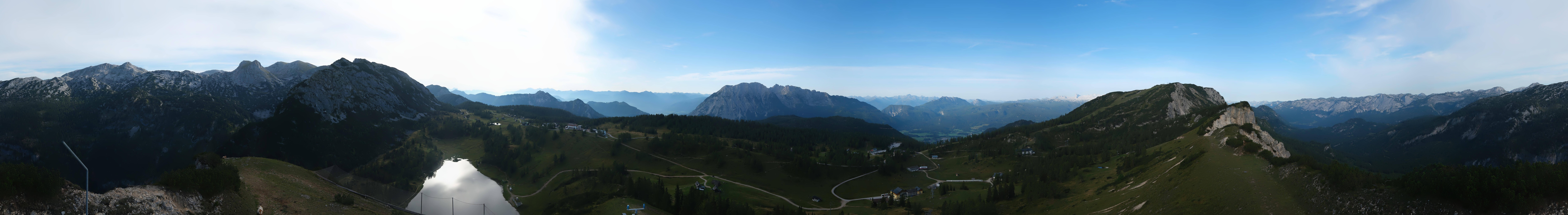 Archiv Foto Webcam Tauplitz: Panoramablick vom Schneiderkogel
