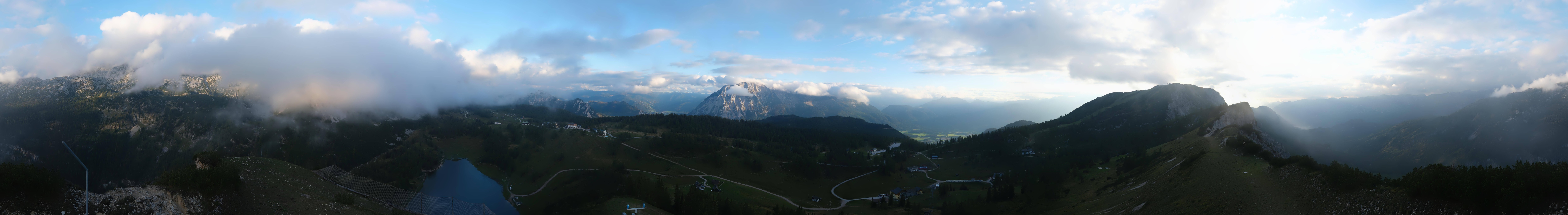 Archiv Foto Webcam Tauplitz: Panoramablick vom Schneiderkogel