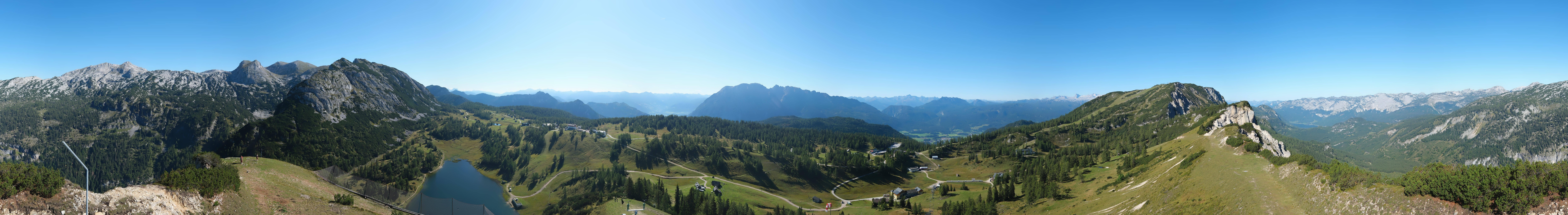 Archiv Foto Webcam Tauplitz: Panoramablick vom Schneiderkogel