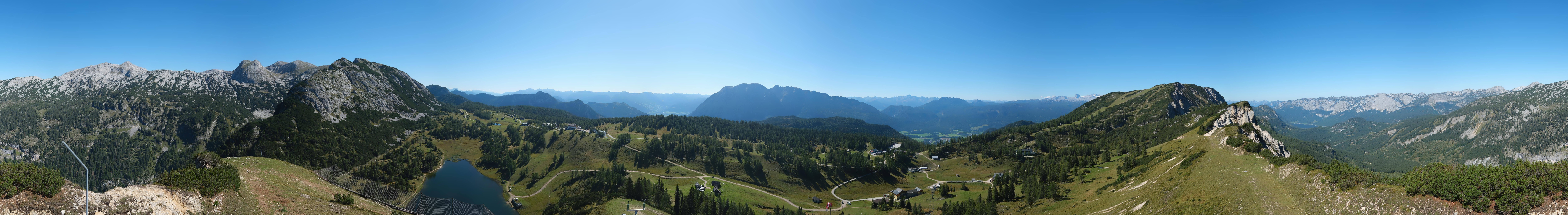 Archiv Foto Webcam Tauplitz: Panoramablick vom Schneiderkogel