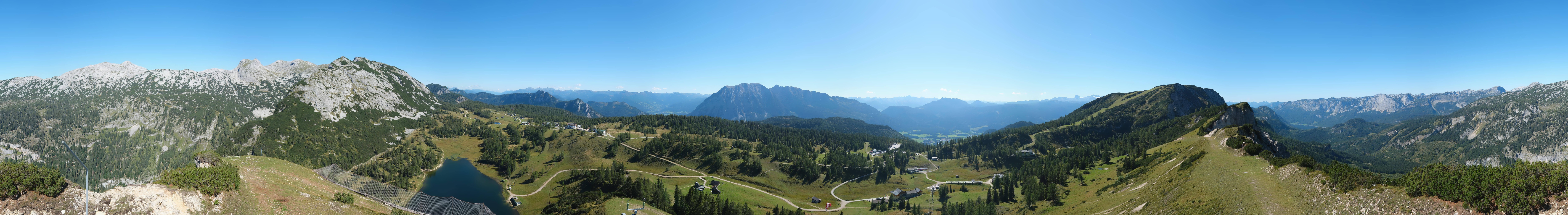 Archiv Foto Webcam Tauplitz: Panoramablick vom Schneiderkogel