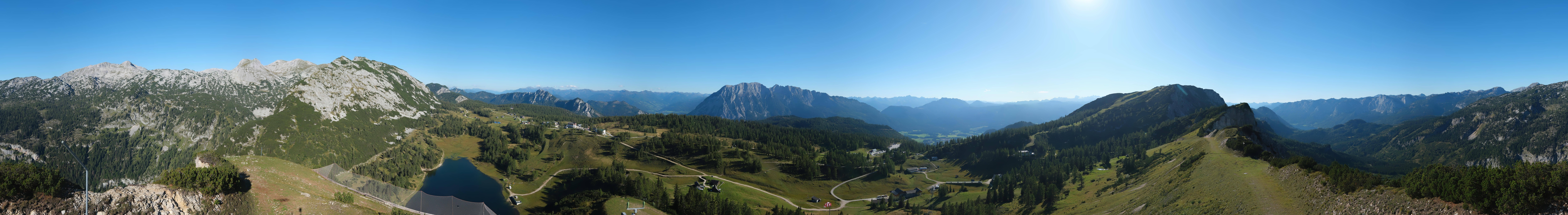 Archiv Foto Webcam Tauplitz: Panoramablick vom Schneiderkogel
