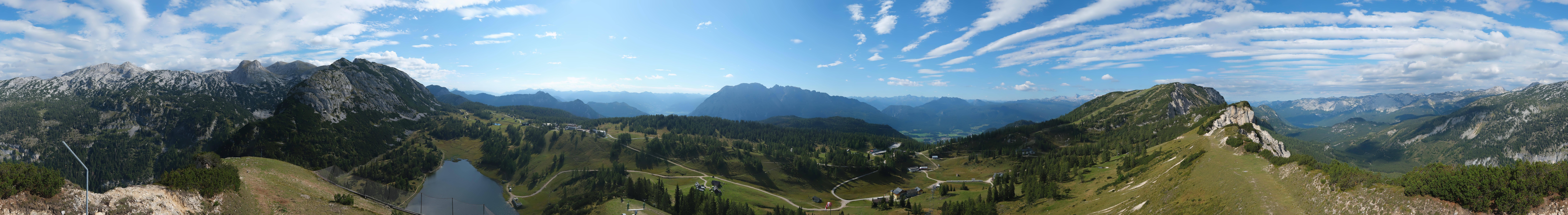 Archiv Foto Webcam Tauplitz: Panoramablick vom Schneiderkogel