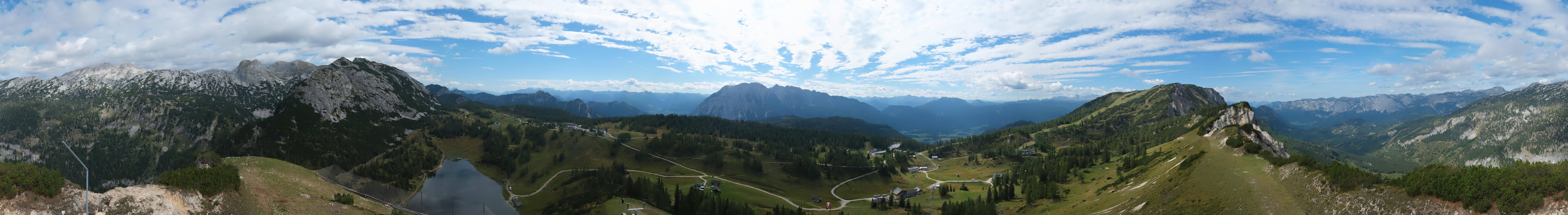 Archiv Foto Webcam Tauplitz: Panoramablick vom Schneiderkogel