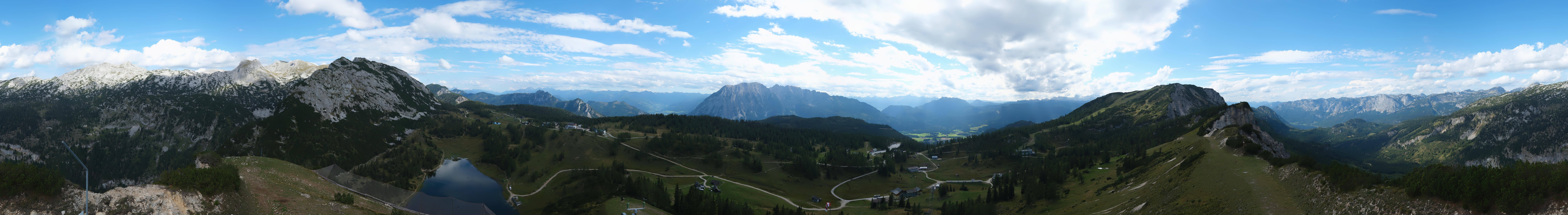Archiv Foto Webcam Tauplitz: Panoramablick vom Schneiderkogel