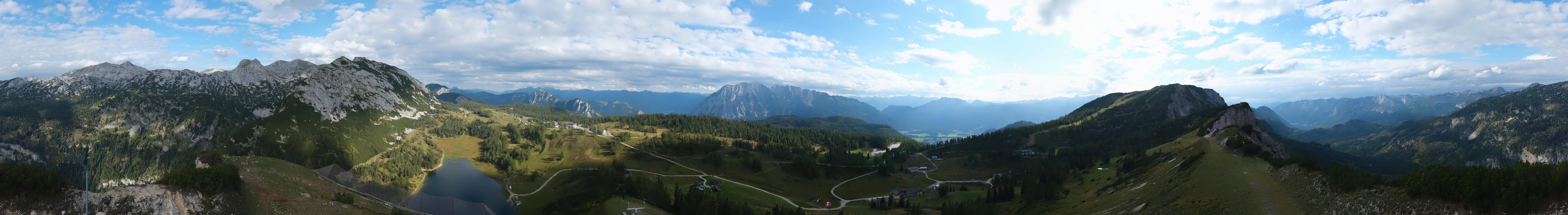 Archiv Foto Webcam Tauplitz: Panoramablick vom Schneiderkogel
