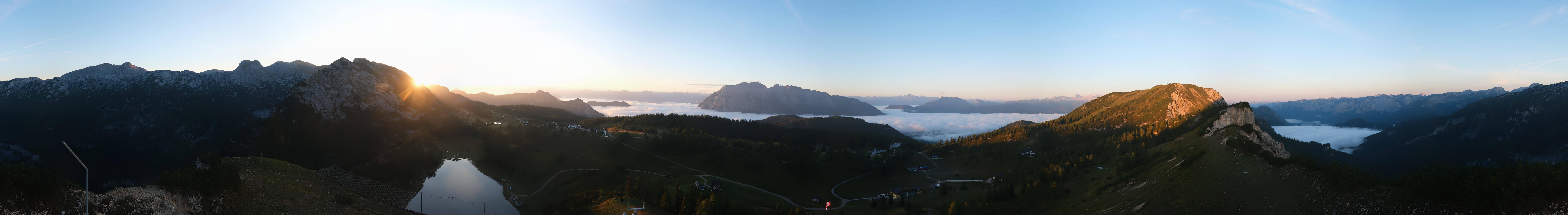 Archiv Foto Webcam Tauplitz: Panoramablick vom Schneiderkogel