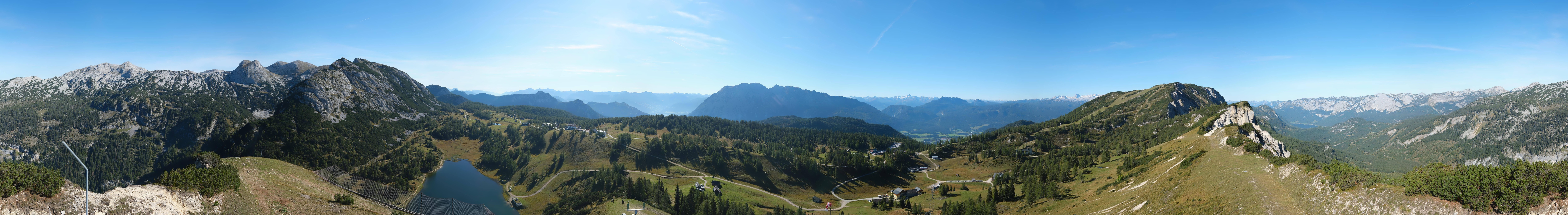 Archiv Foto Webcam Tauplitz: Panoramablick vom Schneiderkogel