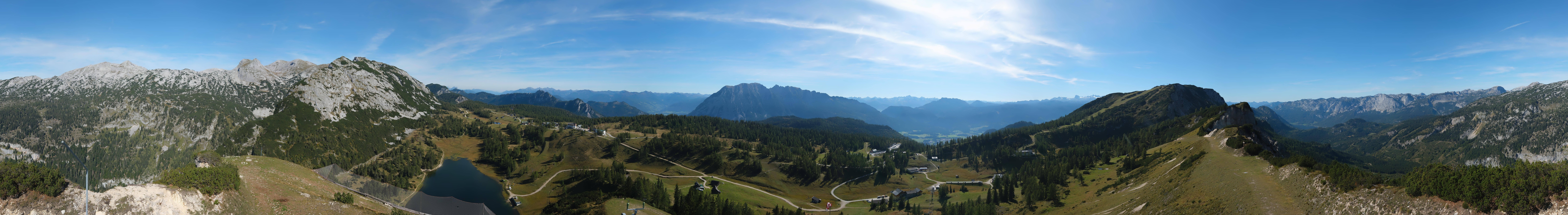 Archiv Foto Webcam Tauplitz: Panoramablick vom Schneiderkogel