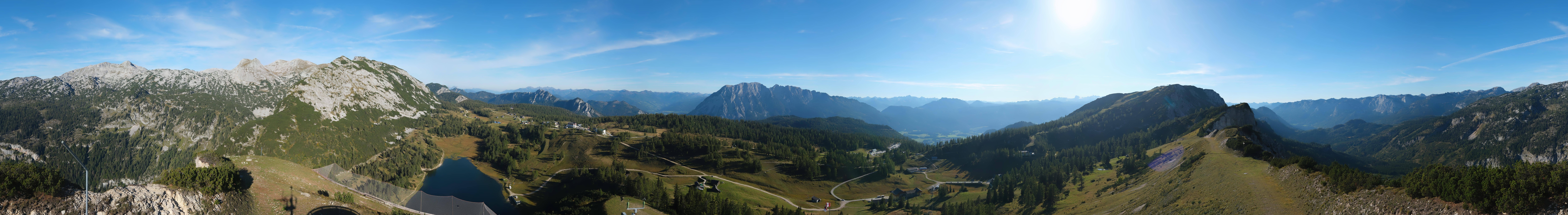 Archiv Foto Webcam Tauplitz: Panoramablick vom Schneiderkogel