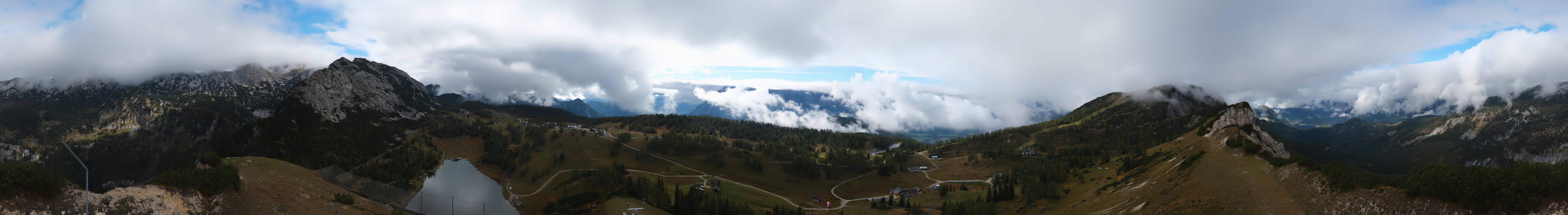Archiv Foto Webcam Tauplitz: Panoramablick vom Schneiderkogel