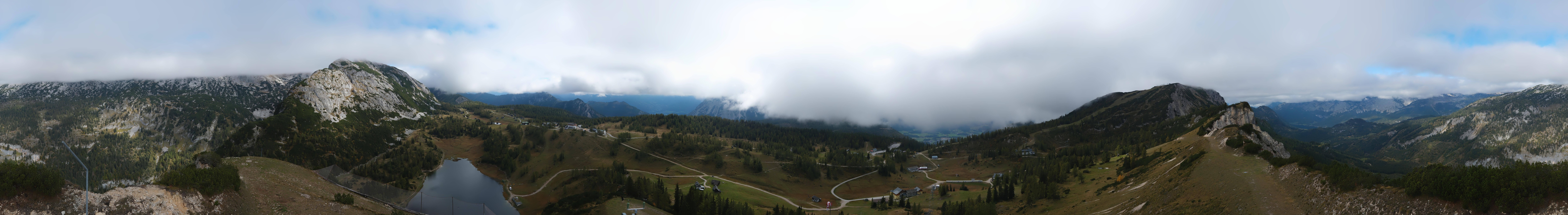 Archiv Foto Webcam Tauplitz: Panoramablick vom Schneiderkogel