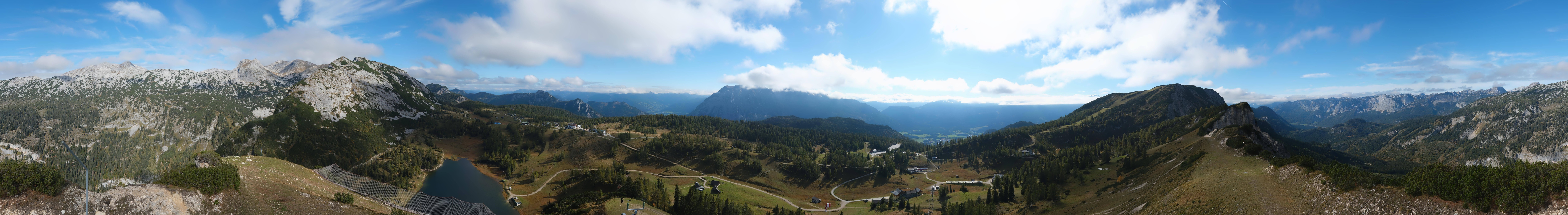 Archiv Foto Webcam Tauplitz: Panoramablick vom Schneiderkogel