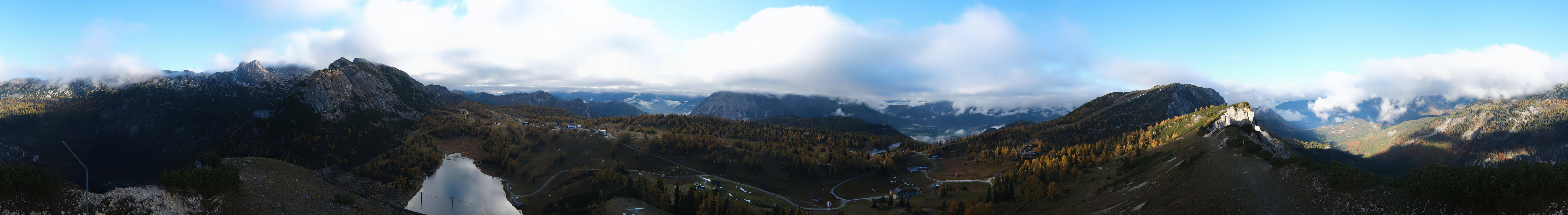 Archiv Foto Webcam Tauplitz: Panoramablick vom Schneiderkogel