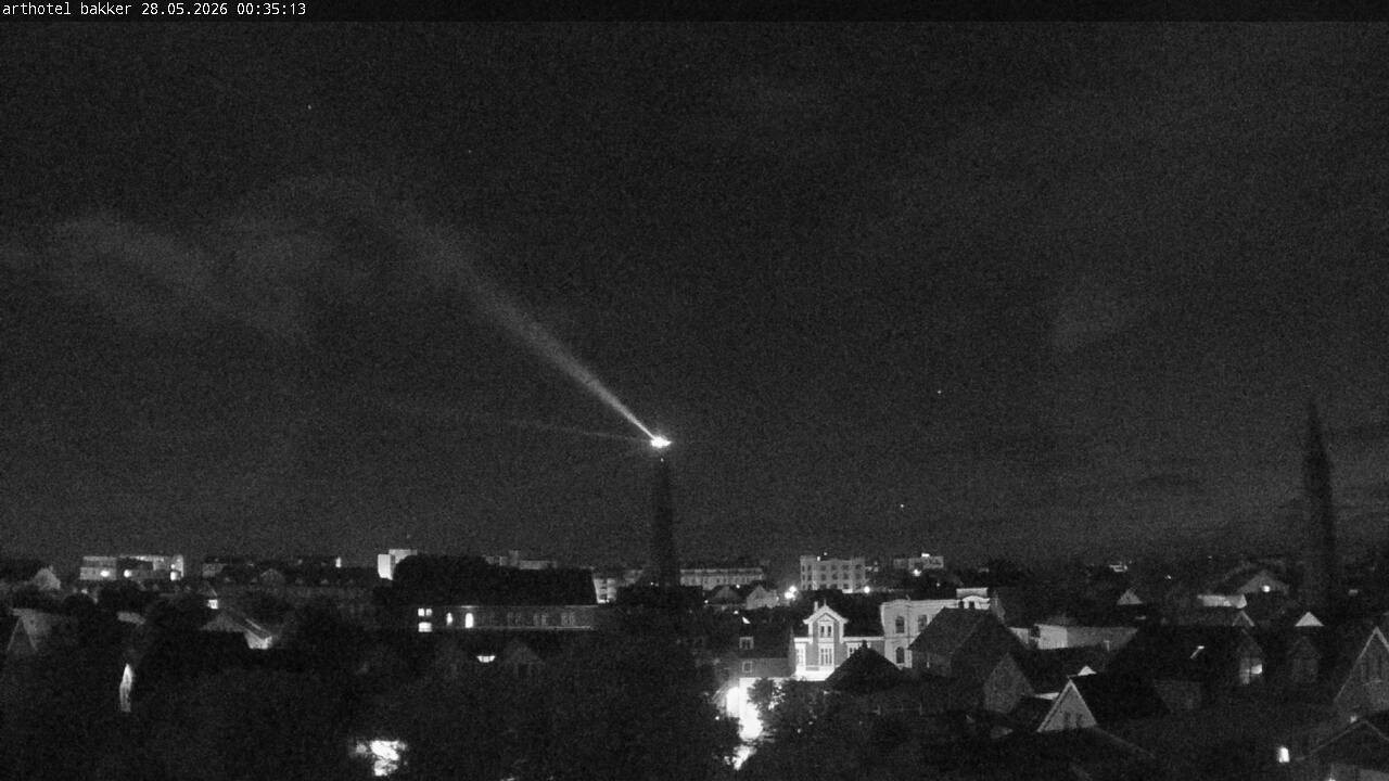 Archiv Foto Webcam Borkum: Blick auf den Neuen Leuchtturm