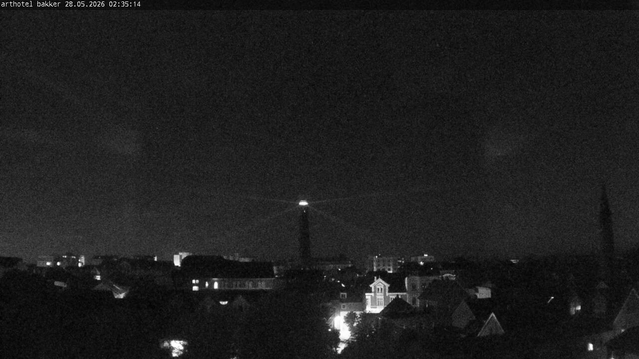 Archiv Foto Webcam Borkum: Blick auf den Neuen Leuchtturm