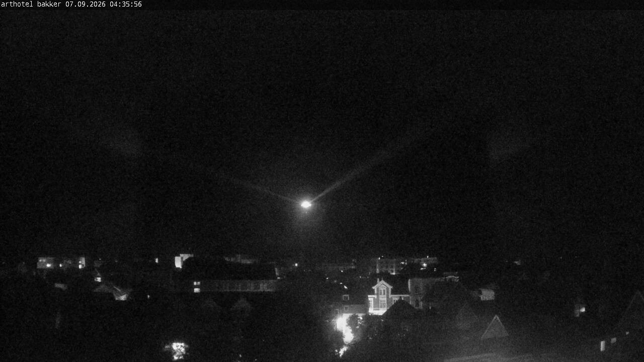 Archiv Foto Webcam Borkum: Blick auf Altstadt und Leuchtturm
