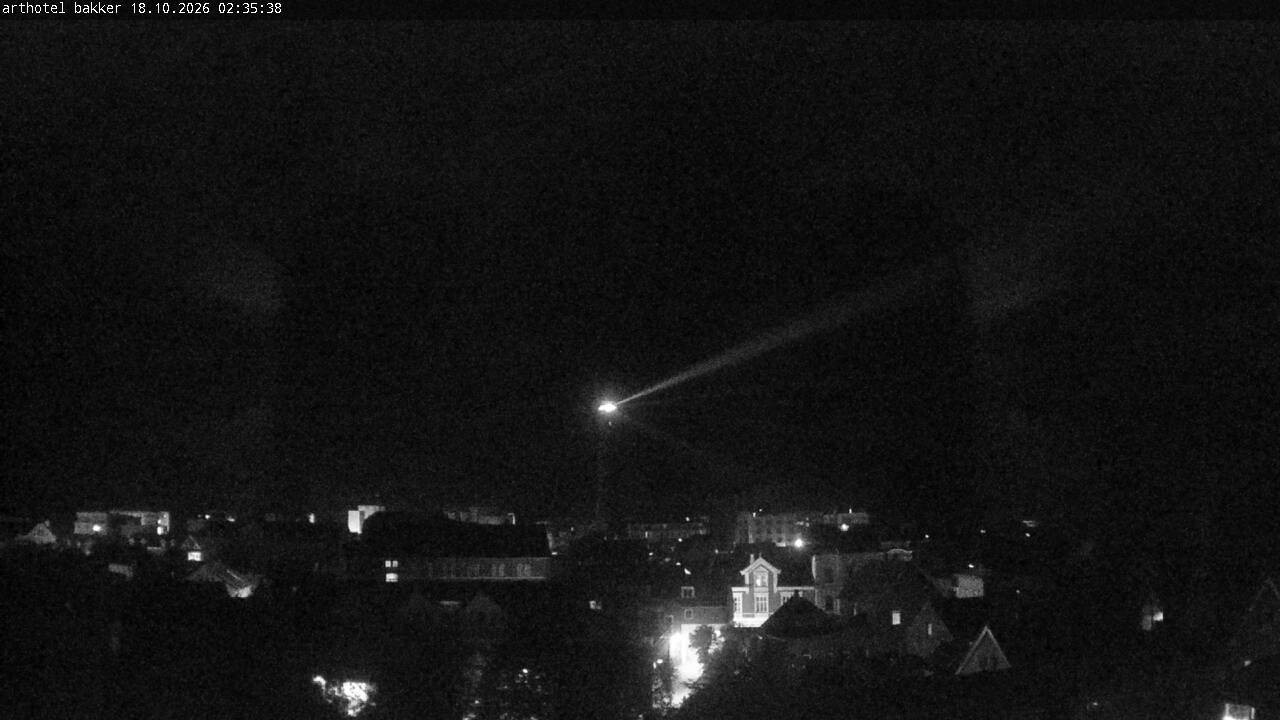 Archiv Foto Webcam Borkum: Blick auf Altstadt und Leuchtturm