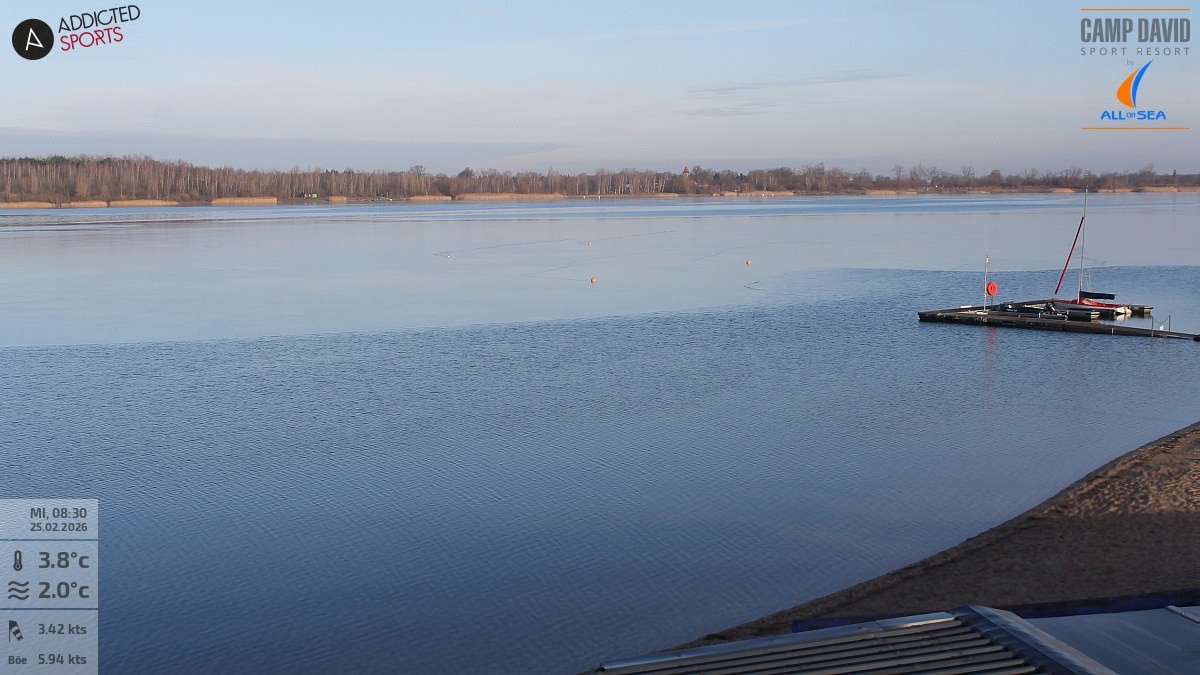 Archiv Foto Webcam Schladitzer See - Badebucht