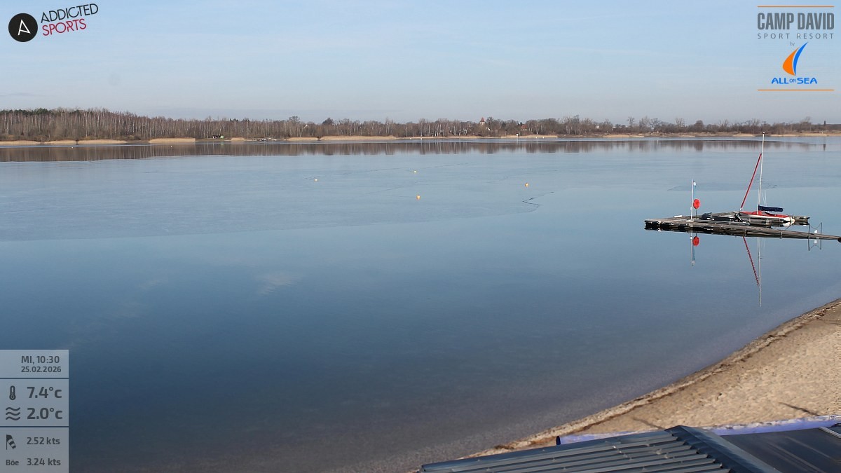 Archiv Foto Webcam Schladitzer See - Badebucht