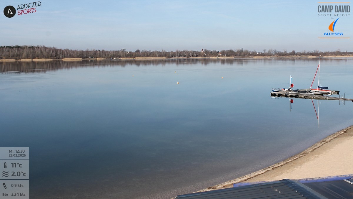 Archiv Foto Webcam Schladitzer See - Badebucht