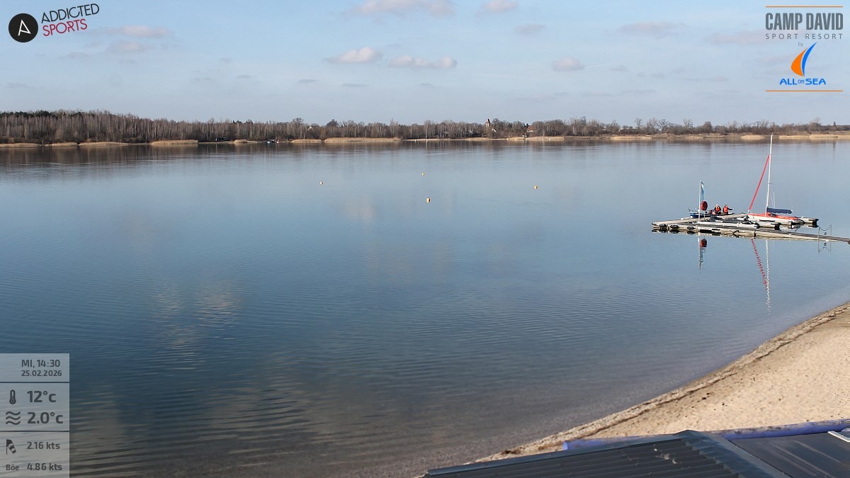 Archiv Foto Webcam Schladitzer See - Badebucht