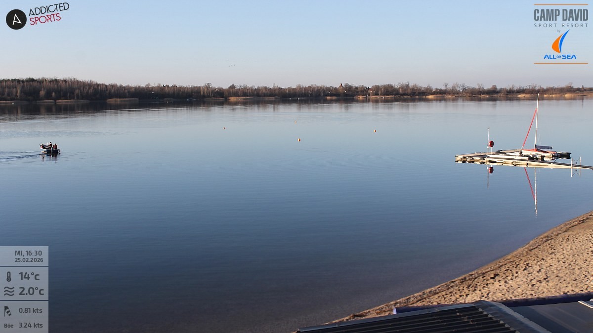 Archiv Foto Webcam Schladitzer See - Badebucht