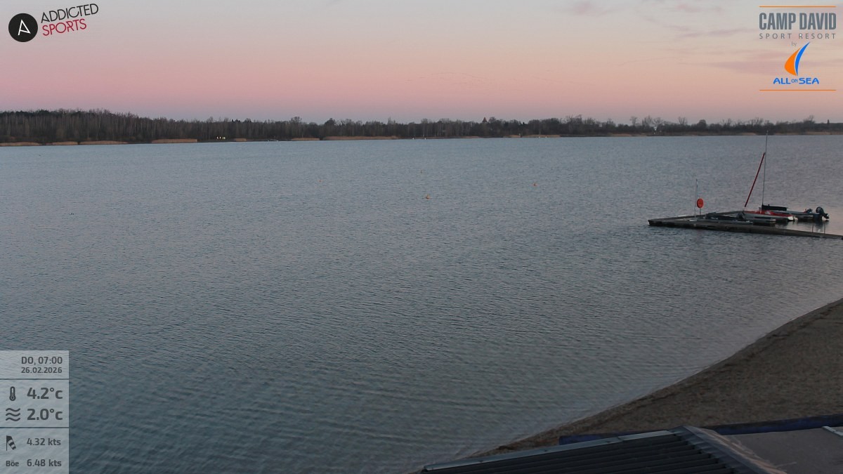 Archiv Foto Webcam Schladitzer See - Badebucht