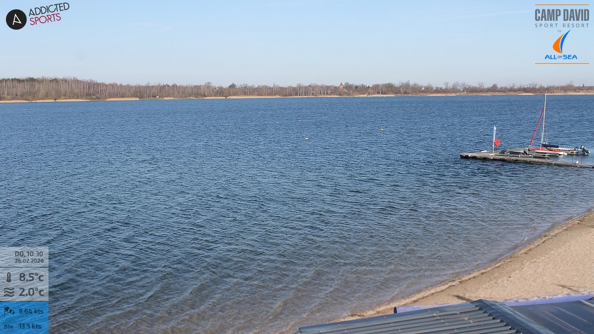 Archiv Foto Webcam Schladitzer See - Badebucht