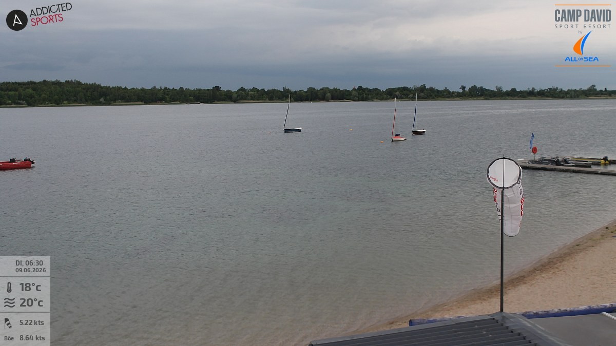 Archiv Foto Webcam Schladitzer See - Badebucht
