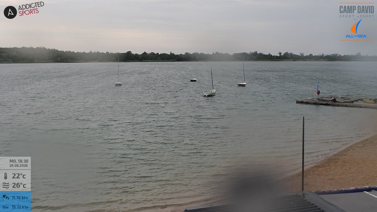 Archiv Foto Webcam Schladitzer See - Badebucht
