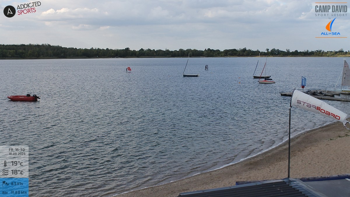 Archiv Foto Webcam Schladitzer See - Badebucht