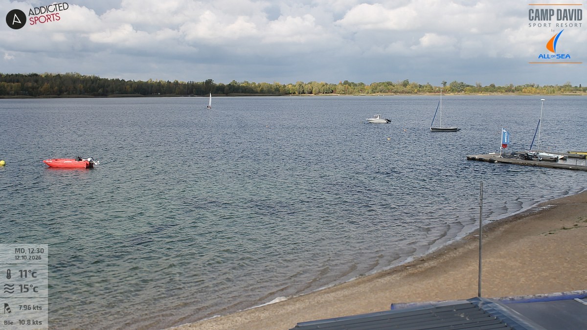 Archiv Foto Webcam Schladitzer See - Badebucht