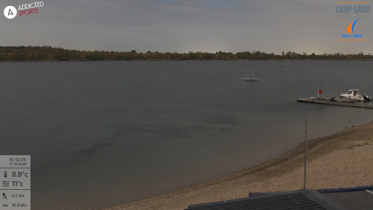Archiv Foto Webcam Schladitzer See - Badebucht