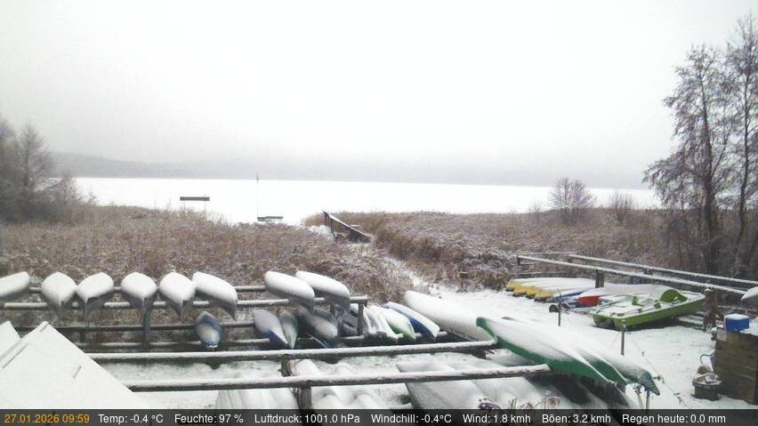 Archiv Foto Webcam Blick auf den Käbelicksee