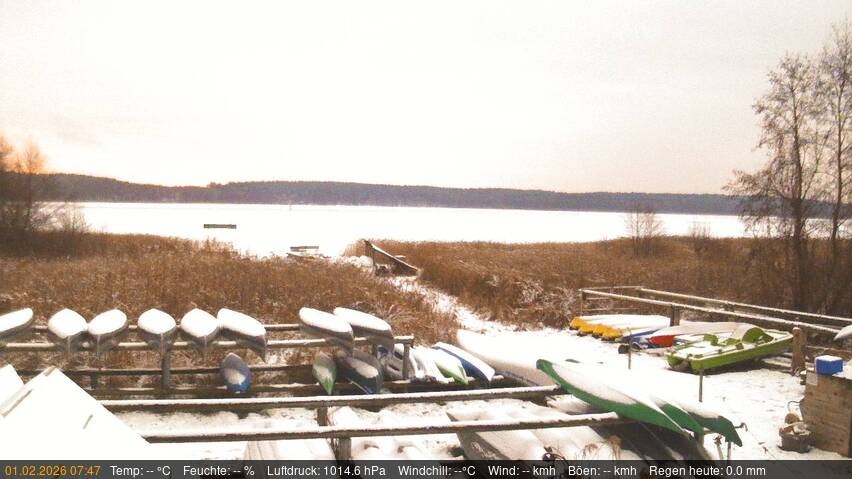 Archiv Foto Webcam Blick auf den Käbelicksee