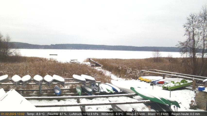 Archiv Foto Webcam Blick auf den Käbelicksee