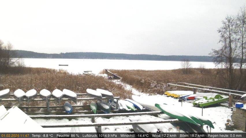 Archiv Foto Webcam Blick auf den Käbelicksee