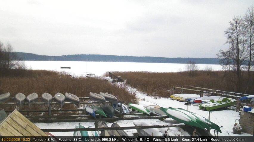 Archiv Foto Webcam Blick auf den Käbelicksee