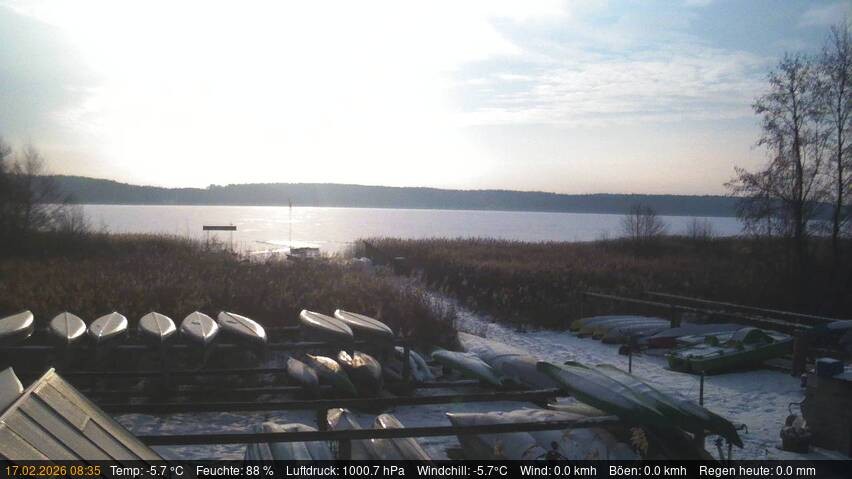 Archiv Foto Webcam Blick auf den Käbelicksee