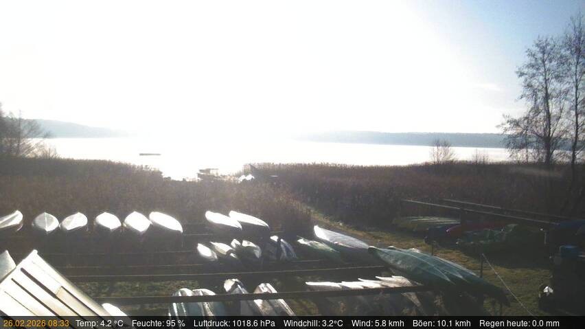 Archived image Webcam Käbelicksee in the Müritz national park