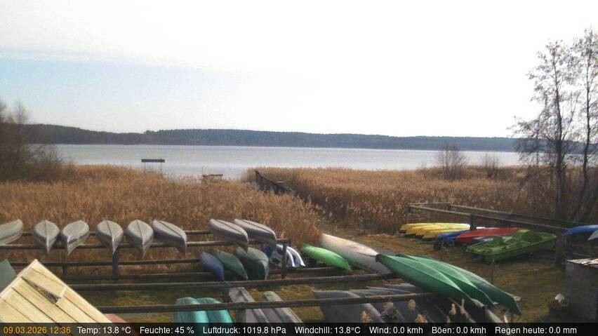 Archiv Foto Webcam Blick auf den Käbelicksee