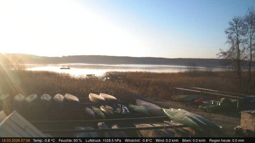 Archiv Foto Webcam Blick auf den Käbelicksee